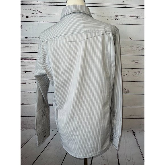 Fox Racing Medium shirt Rockabilly Moto riders Mens Long Sleeve Button Front - Picture 3 of 9